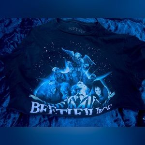 beetlejuice crop top